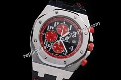 AP Singapore GP Offshore Chronograph 2008 Limited Ref 26198TI.OO.D101CR.01 Red -Black  Gents Watch 