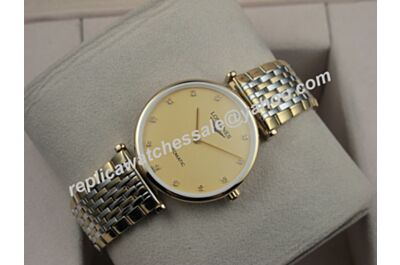 Swiss  Longines La Grande Classique De Longines Special 2-tone Weave Design Bracelet Watch 